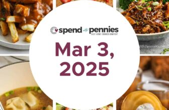 Weekly Meal Plan Mar 3, 2025