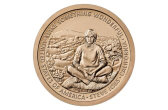 The US Mint is honoring Steve Jobs by placing him ...