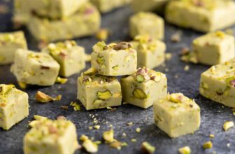 Idiot Proof Pistachio Fudge