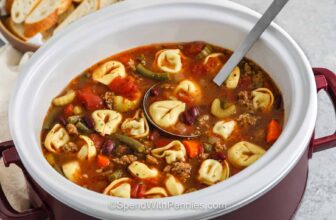 Crockpot Tortellini Soup